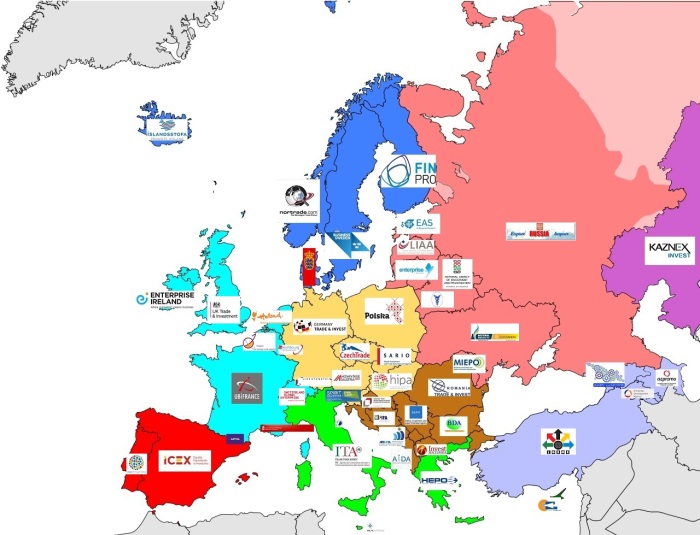 MAPA REGIONES DE EUROPA - CIA WORLD FACTBOOK 02